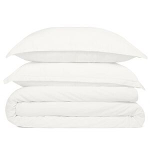 Cosy House Collection -  100% Bamboo Duvet Cover - Wh White
